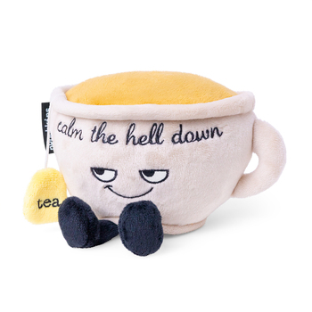 Punchkins Calm the Hell Down Teacup Plush Stuffed Soft Toy 12cm
