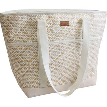 LVD PU Aluminium Beach Insulated Cooler Tote Bag 51x20x34cm Amalfi