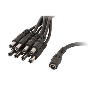  2.1Mm Socket To 8X 2.1Mm Power Plugs Dc Distribution Lead