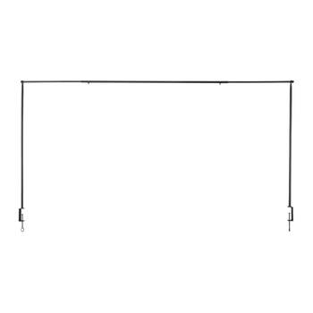 Esschert Design Table Clamp & Display Rail Indoor Outdoor 221.5cm Black