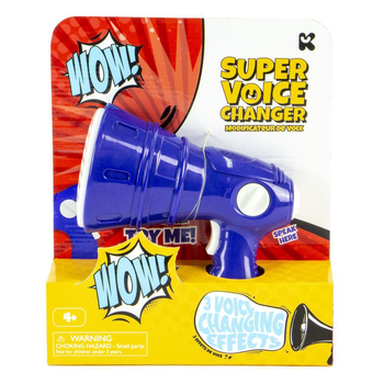 Pocket Money 23cm Mega Voice Changer Kids Toy Blue 4y+