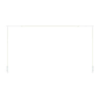 Esschert Design Table Clamp & Display Rail Home Decoration 211.5cm White