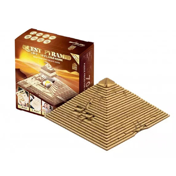 Escape Welt Quest Pyramid Constructor Wooden 3D Puzzle Kids Game Toy