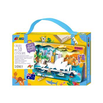 Avenir Create My 3D Cityscape Wooden Puzzle Toy Sydney Kids 6y+