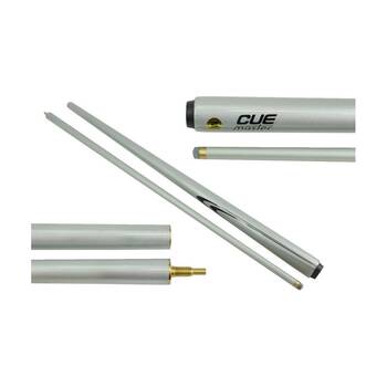 Cuemaster Grey 2-Piece Cue Metallic Finish 57 inch Billiards/Pool/Snooker