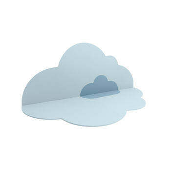 Quut - Kids/baby Playmat - Head in the Clouds [L] - Dusty Blue