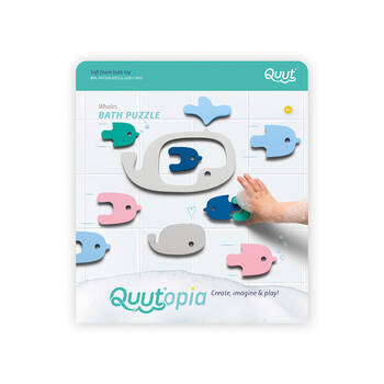 Quut - Quutopia Bath Toys Whale Bath Puzzle