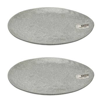 2PK St. Claire Round Plate Soup/Rice Food Serving 35x30 cm Rective Grey