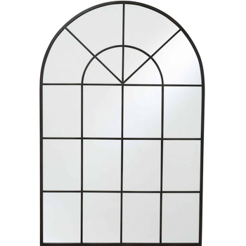 LVD Arch Metal/Glass 135cm Mirror Zola Wall Hanging Display - Dark Bronze