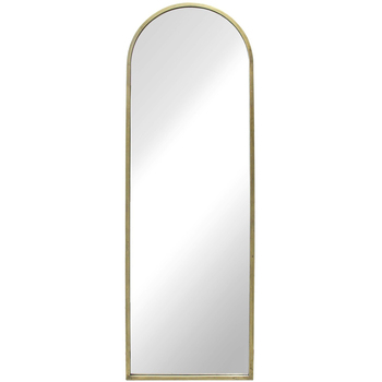 LVD Whitney Metal 179cm Floor Leaning Mirror Home Decor Arched - Gold