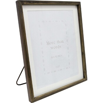 LVD Lucinda Metal/Glass 8x10" Photo Frame Display - Bronze