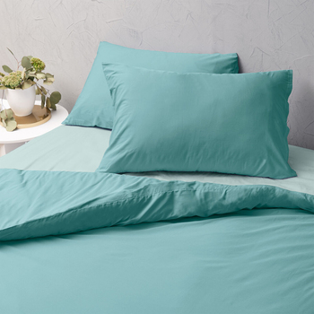 4pc Sheraton Luxury Maison King Bed Quilt Cover & Sheet Set Teal