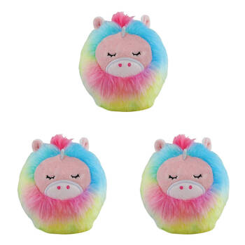 3PK Yoonique 4 In Fuzzy Foam Balls Slow Rise S1 Assorted Kids 3y+