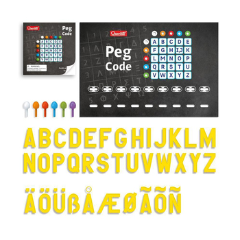 132pc Quercetti Peg Code Kids Educational Game 5-7y