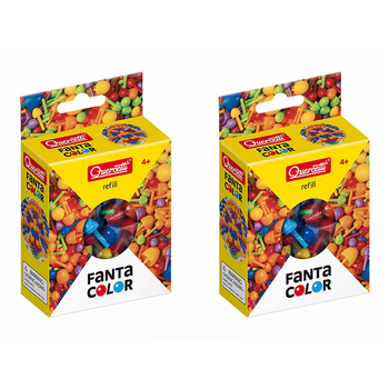 2PK Quercetti Fanta Color 145 Pegs Pixel Refill Mix 4y+