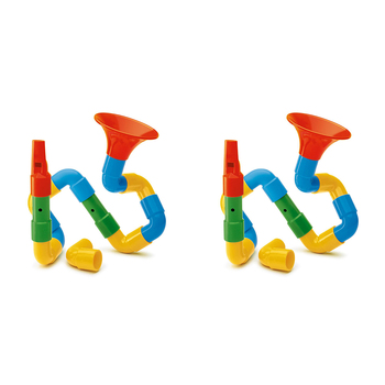 2x 16pc Quercetti Saxoflute DIY Music Maker Educational Toys 2-4y