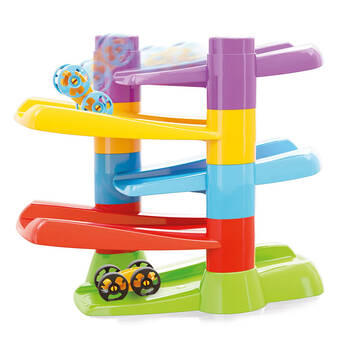 Quercetti Flip Car Race-Track Flipping Racing Sensory Play Toy Toddler 18m+