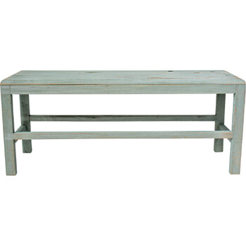 LVD Wood 77x30cm Bench Seat Home Furniture Rectangle - Blue Wash