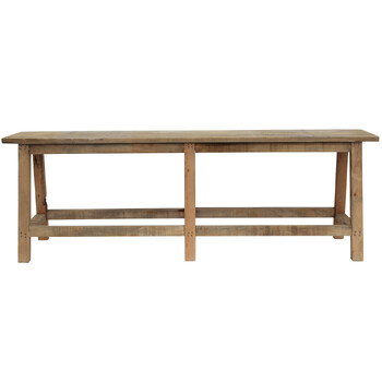 LVD Wood 120x40cm Bench Seat Home Room Furniture Rectangle - Rustic