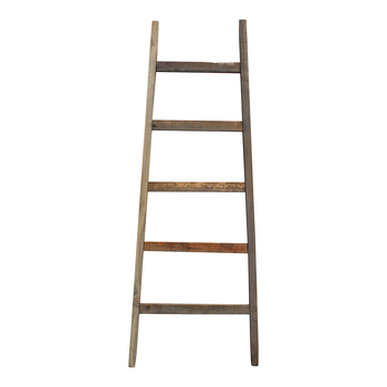 LVD Wood 100cm Rustic Ladder Home/Garden Decor Large - Brown