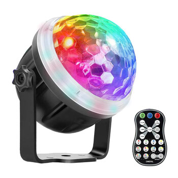Sansai Mini 10cm RGB LED Party Light