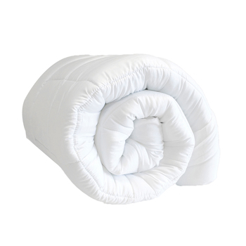 Ardor Microfibre Quilt 165x210cm White w/ Cover