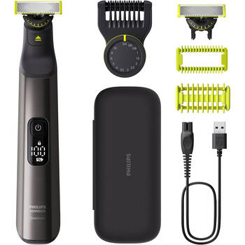 Philips OneBlade Pro Wet & Dry Face Body Electric Cordless Shaver Black