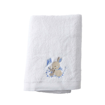 Jiggle & Giggle Blue Bunny Baby/Infant Bath Towel 120x60cm 0y+