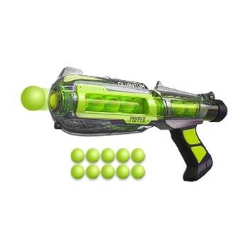 Pop Bro Quantum Blaster w/ 10 Foam Balls Kids/Children Green/Blue 3y+ Assorted