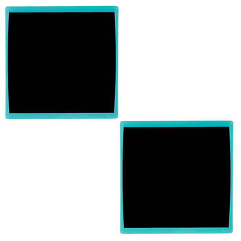 2PK Quartet Chalkboard Basics 350x350mm Blue