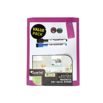 Quartet Magnetic Whiteboard 28cm x 21.6cm - Purple