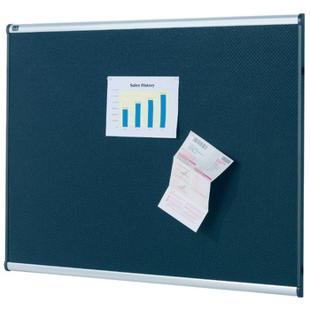 Quartet Embossed Foam 120x90cm Bulletin Pin Board w/ Aluminium Frame