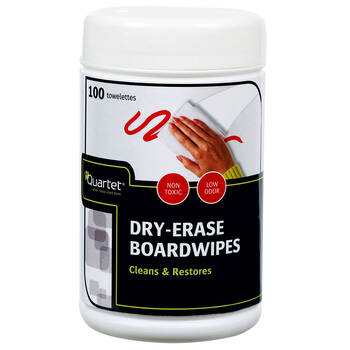 100PK Quartet Dry-Erase Board Wipes