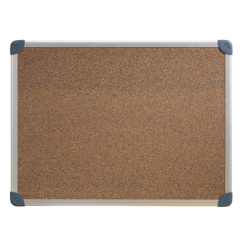 Quartet Penrite 120x90cm Corkboard w/ Aluminium Frame - Brown