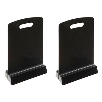 2PK Quartet A5 Menu Chalkboard Cafe/Restaurant Board - Black