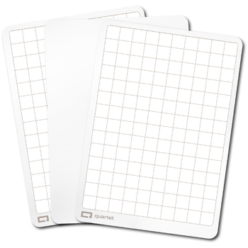 30PK Quartet Flex Double-Sided A4 Grid/Plain Frameless Whiteboard