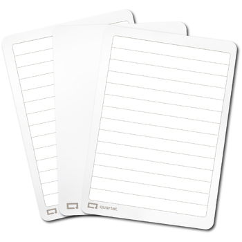 30PK Quartet Flex Double-Sided A4 Plain/Lined Frameless Whiteboard