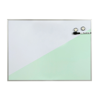 Quartet Geo 59x43cm Whiteboard w/ Marker/Magnets - Teal
