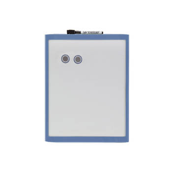 Quartet 36Cm Blue Wall Mountable Magnetic Whiteboard/Picture Frame W/Marker/Magnet