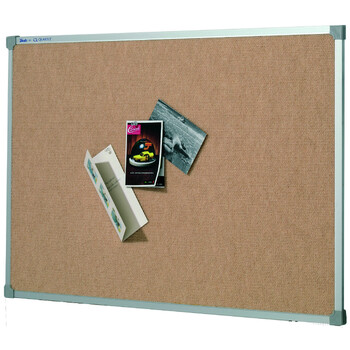 Quartet Penrite 90x60cm Fabric Pinboard Bondi w/ Aluminium Frame