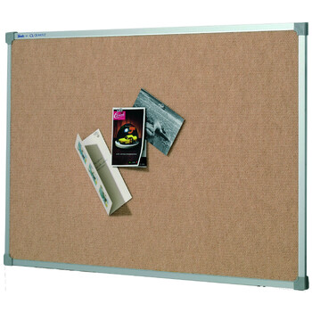 Quartet Penrite 120x90cm Fabric Pinboard Bondi w/ Aluminium Frame