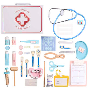 Quack Timber Doctors & Dentist Kit Medical Play Set Pretend Toy 3y+