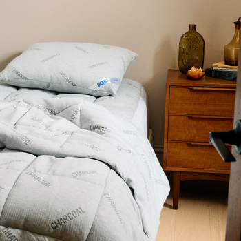 Dickies King Bed Charcoal Infused Quilt Grey