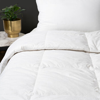 Sheraton Luxury Maison Single Bed Goose Feather Down Quilt White 140 x 210cm