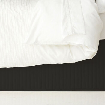 Ardor Boudoir Quilted Valance King Black