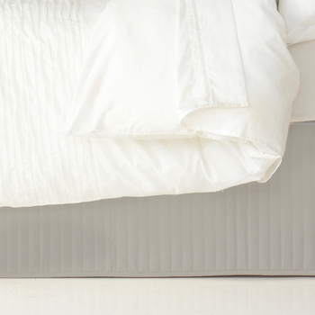Ardor Boudoir Quilted Valance Double Bed Silver