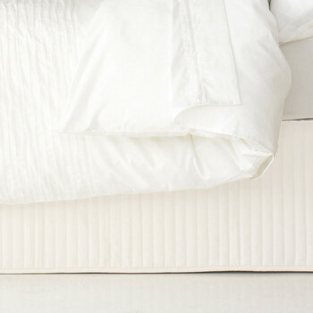 Ardor Boudoir Quilted Valance Queen White