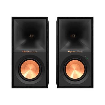 2x Klipsch R-50PM Powered Wireless Bluetooth Bookshelf 120W Speakers Black