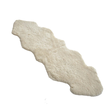 Huxford Grove The Kingston Sheepskin Double Rug Home/Room Decor - Eggshell