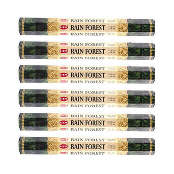 6x 20pc HEM Hexa Rainforest Scent Incense Sticks Meditation Fragrance